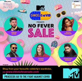 MTV India and SaltScout, in association with SEEDS, launch ‘MTV No Fever Sale, a celebrity closet fundraiser for Covid-19