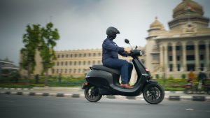 Ola Scooter goes on a ride. Launch Imminent.