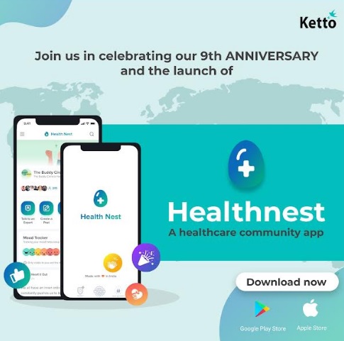 Ketto Launches Healthnest, A Healthcare Community App to Mark the Occasion of its 9th Anniversary