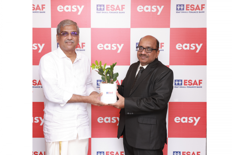 Mortgage Tech Start-up Easy enters into a strategic partnership with ESAF Small Finance Bank