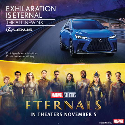 Lexus Announced As Exclusive Automotive Partner Of Marvel Studios’ ‘Eternals’