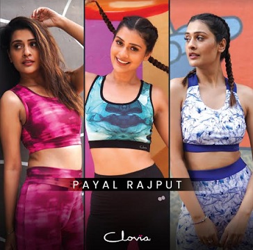 Actress Payal Rajput Associates with Clovia to Redefine Fitness via Fashion