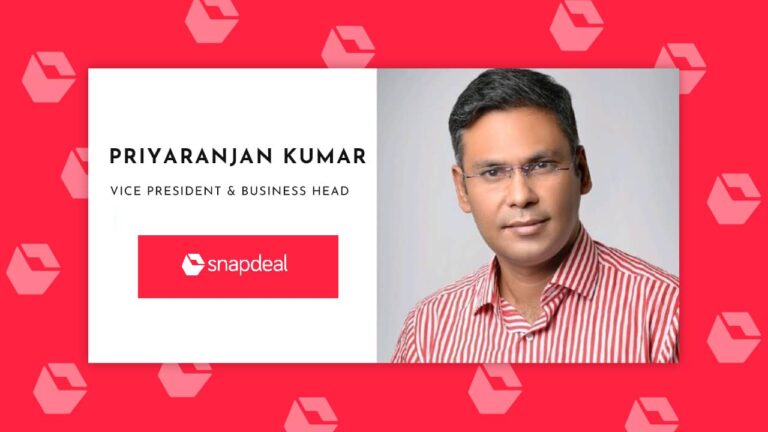 Snapdeal named Priyaranjan Kumar as VP and Business Head