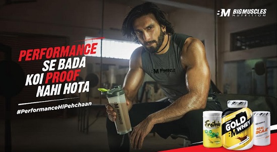 BigMuscles Nutrition Launches New Campaign ‘PerformanceHiPechaan’ with Brand Ambassador Ranveer Singh