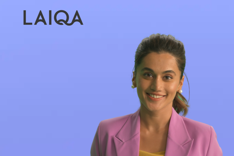LAIQA Named Taapsee Pannu as co-founder
