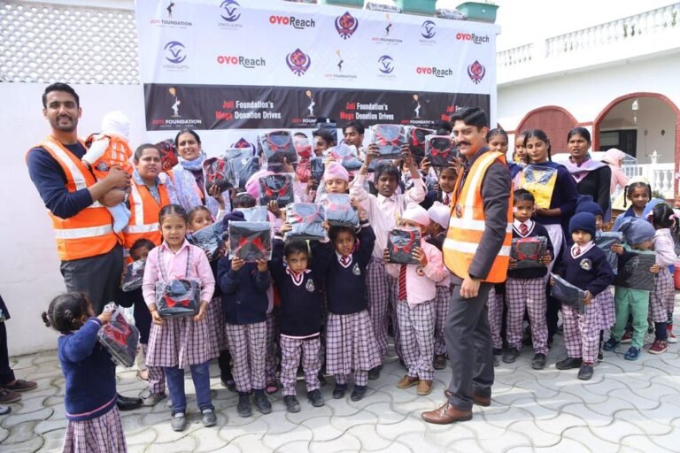 Joti Foundation Initiated One of the Biggest Donation Drives “Redistributing Happiness”