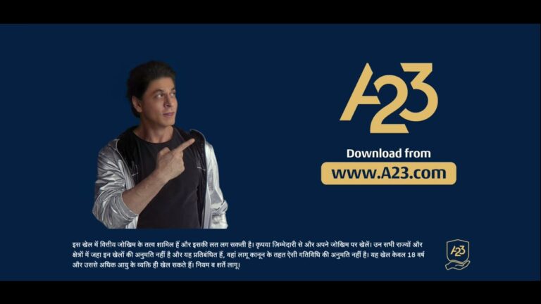 A23 launches ‘Chalo Saath Khelein’ campaign featuring Shah Rukh Khan