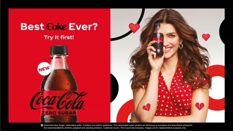 Coca-Cola India launches ‘#BestCokeEver?’ campaign with Kriti Sanon to promote Coca-Cola Zero Sugar