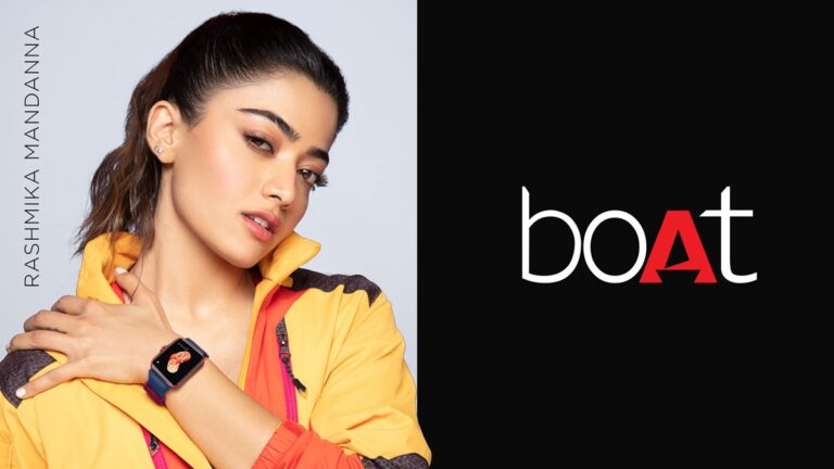 boAt announces Rashmika Mandanna as their first female brand ambassador