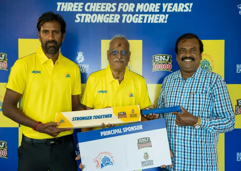 SNJ Group extends partnership with Chennai Super Kings for three more years