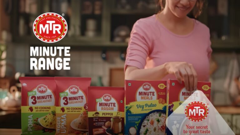 MTR Foods highlights its sub-brand Minute range in a new digital film