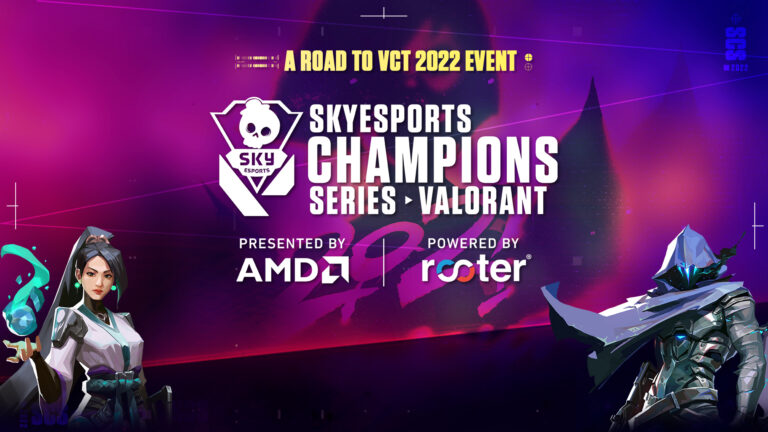 AMD and Rooter join the Skyesports Champions Series, a road to VCT Stage 2 event, as the sponsors