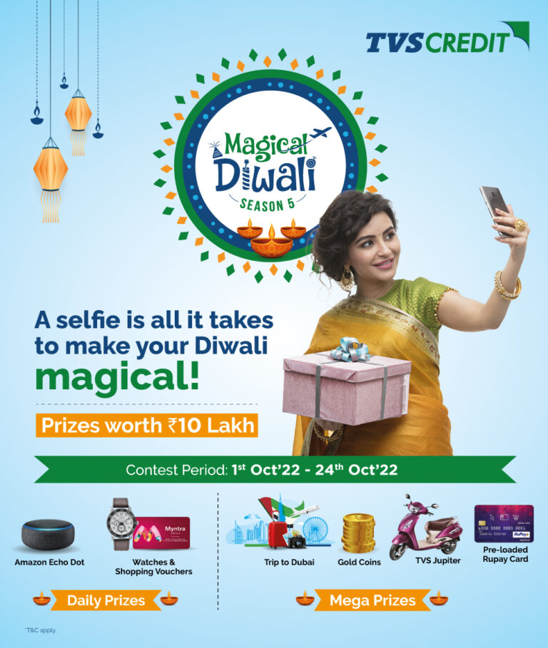 TVS Credit adds sparkle to the festive season with its “Magical Diwali” Campaign