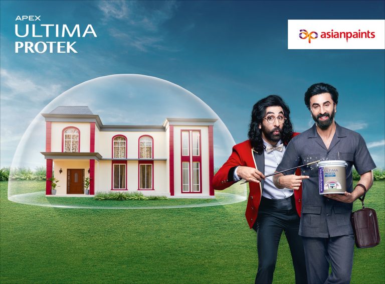 Ranbir Kapoor plays a double role in a quirky new ad for Asian Paints Apex Ultima Protek