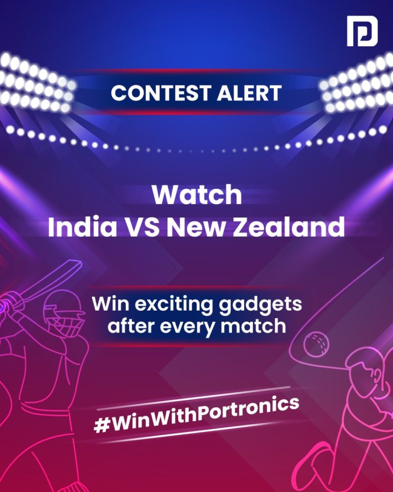 Portronics launches #WinWithPortronics contest for India vs New Zealand T20 series