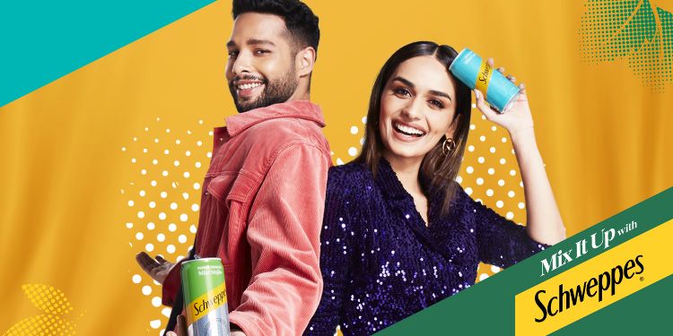 Schweppes launches new campaign; introduces actor Siddhant and Manushi as brand ambassadors