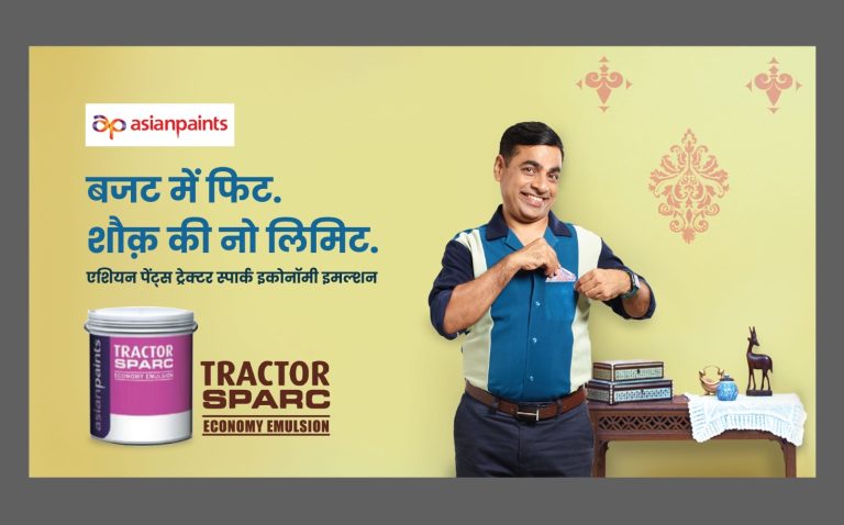 Asian Paints promotes ‘Shauq Ki No Limit’ in their new campaign for ‘Budget Mein Fit’ Tractor and Ace Sparc Emulsions