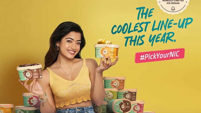 NIC Honestly Crafted Ice Creams named Rashmika Mandanna as Brand Ambassador