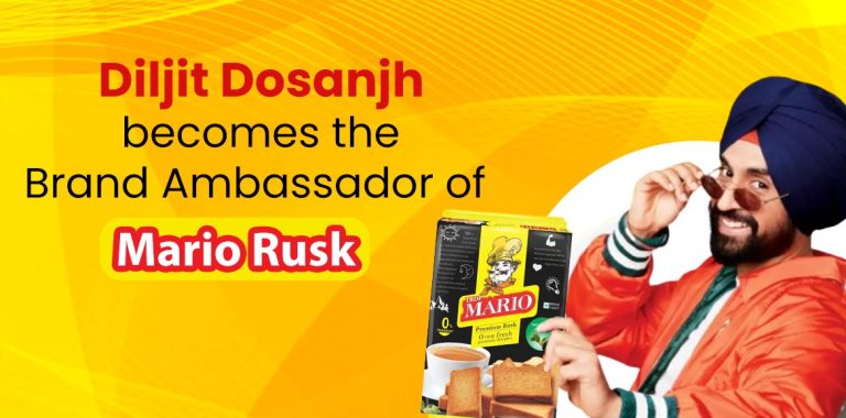 Mario Named Diljit Dosanjh as their Brand Ambassador