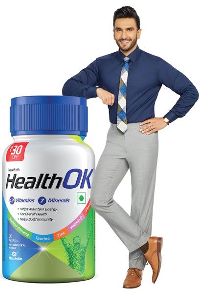 Mankind Pharma Unveils HealthOK Tablets Campaign With Ranveer Singh