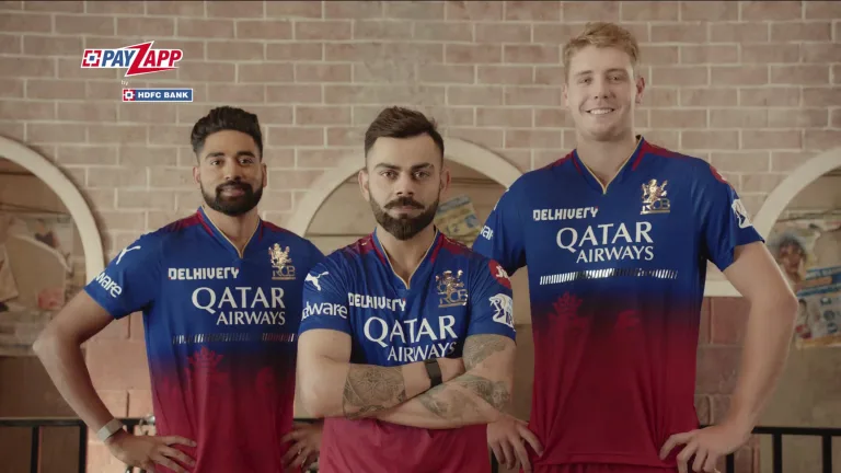 PayZapp by HDFC Bank gets RCB Players to sell, literally