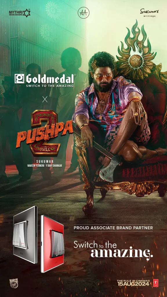 Goldmedal joins forces with highly anticipated sequel Pushpa 2