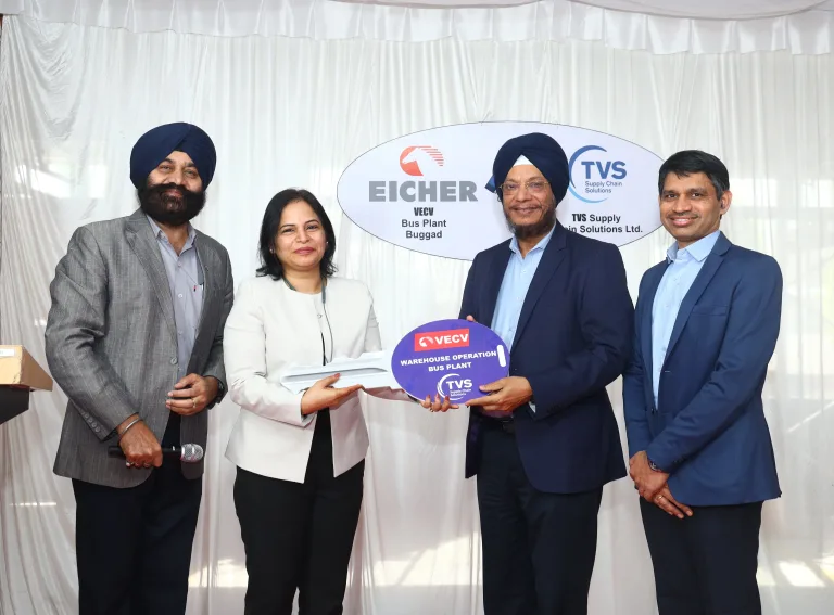 TVS SCS wins new Business Deal for Eicher’s Bus Facility in Baggad