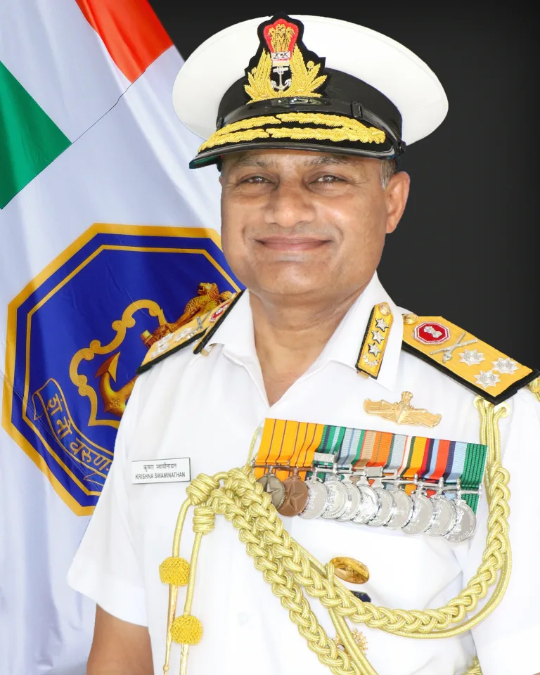 Vice Admiral Krishna Swaminathan AVSM, VSM ASSUMES Charge as Vice Chief Of Naval Staff