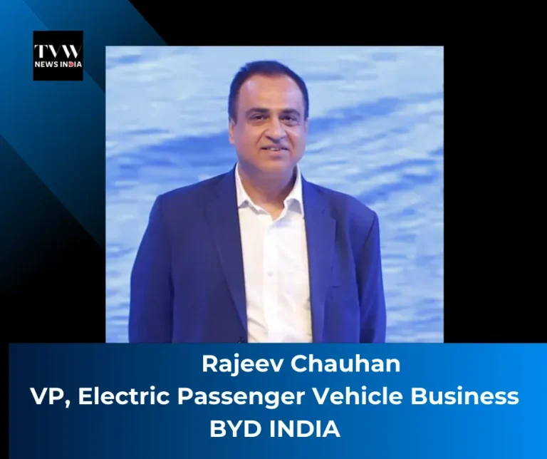 BYD India named Rajeev Chauhan as VP of Electric Passenger Vehicle Business