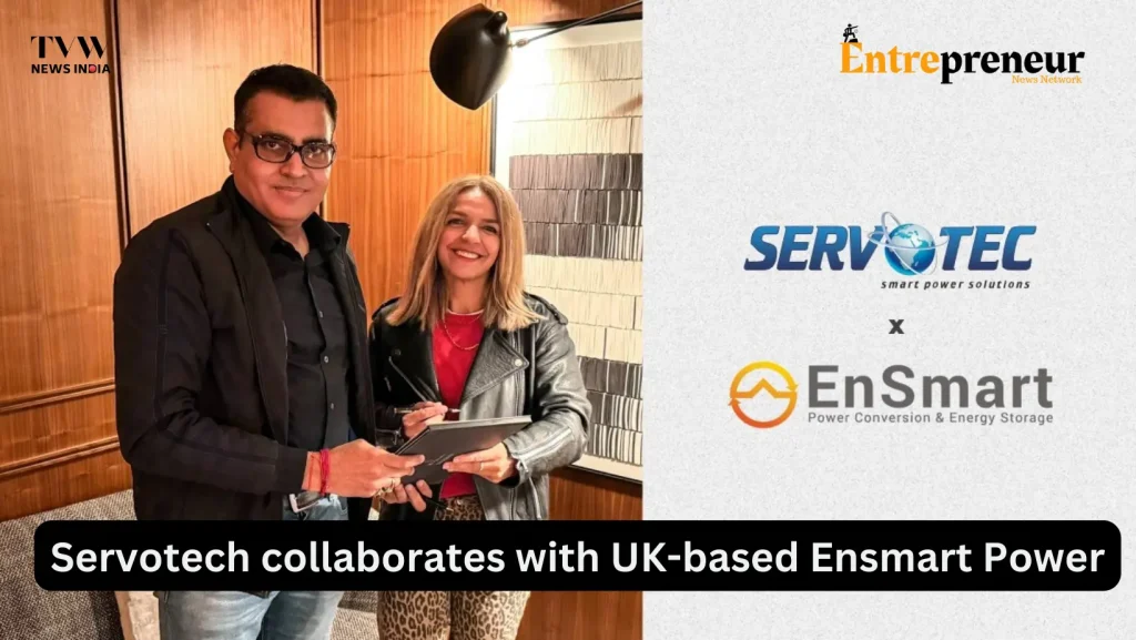 Servotech collaborates with UK-based Ensmart Power to Expand EV Charger Business in the UK