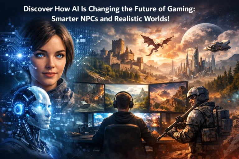 How AI Is Changing the Future of Gaming: Smarter NPCs and Realistic Worlds