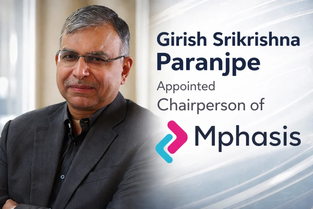 Girish Srikrishna Paranjpe Appointed Chairperson of Mphasis