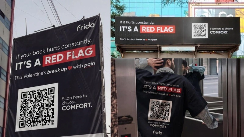 Frido Launches ‘Red Flags Hurt’ Campaign This Valentine’s Day to Spotlight Body Awareness and Everyday Pain